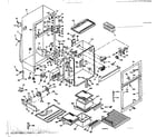 Kenmore 1066676633 cabinet parts diagram
