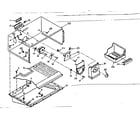 Kenmore 1066676613 freezer section parts diagram