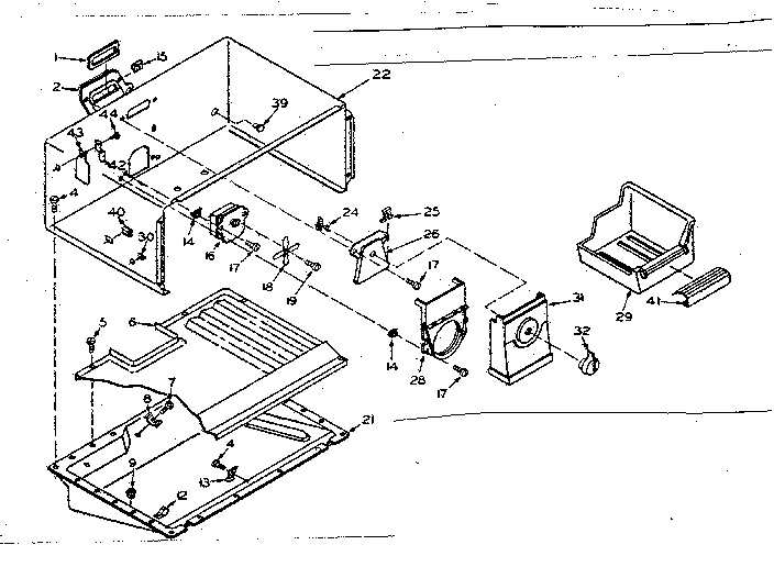 Freezer section parts