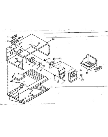Freezer section parts