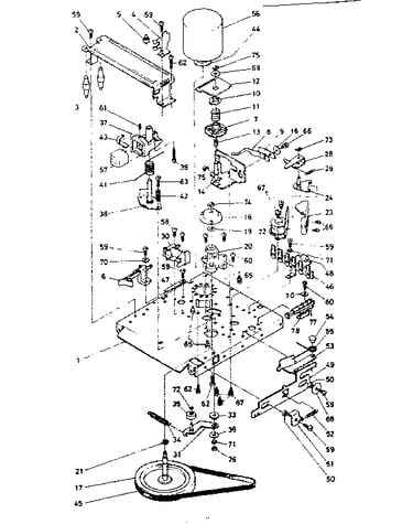 Tape mechanism parts