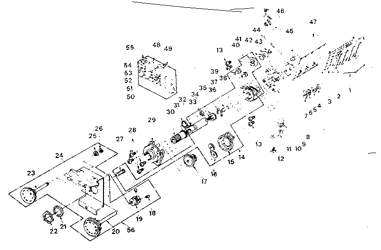 UHF TUNER PARTS (WITH INDICATOR ASSEMBLY)