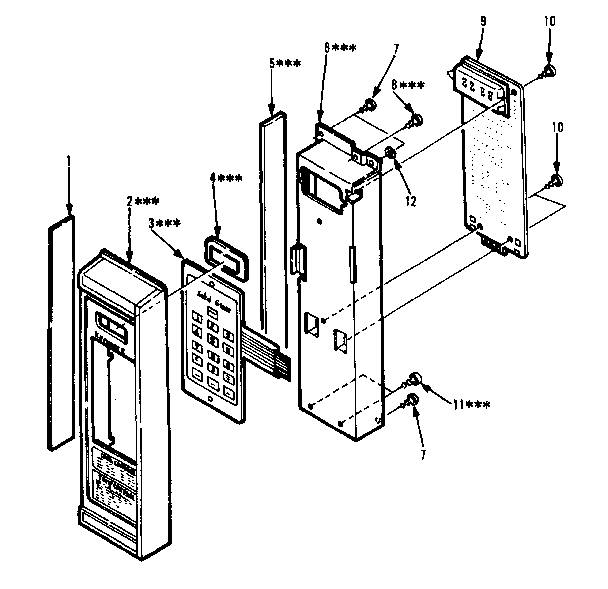 Control panel parts