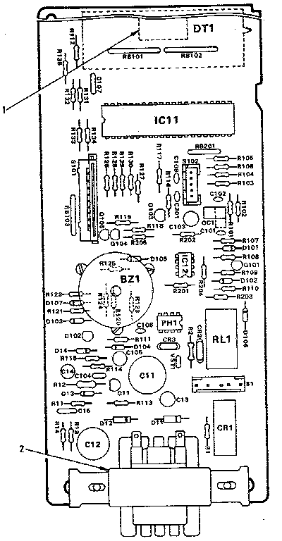 Power and control circuit board (part no. 12674)