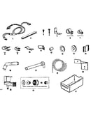 Ice maker installation parts