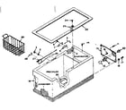 Kenmore 1986216150 cabinet parts diagram