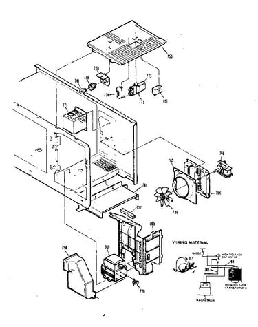 Microwave power supply parts