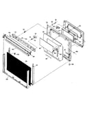 Lower oven door