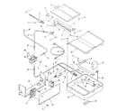 Kenmore 9117398791 broiler and oven burner section diagram