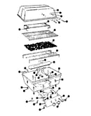 Grill and burner section