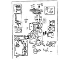 Briggs & Stratton 80200 TO 80299 (2916 - 2916) replacement parts diagram