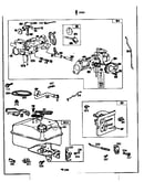 Carburetor and fuel tank assembly