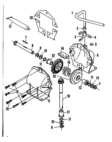 Gear case assembly