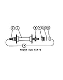 Front hub parts