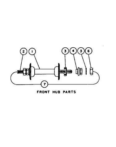 Front hub parts
