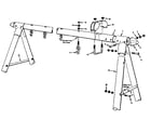 Sears 70172911-79 frame assembly diagram