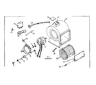 Kenmore 86776917 h-q blower assembly diagram