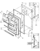 Refrigerator door