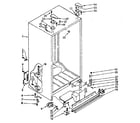Kenmore 1068556820 cabinet parts diagram