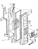 Freezer door parts