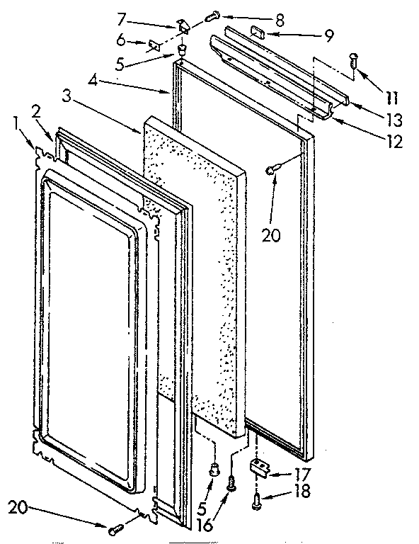 Serva-door parts