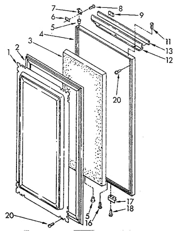 Serva-door parts