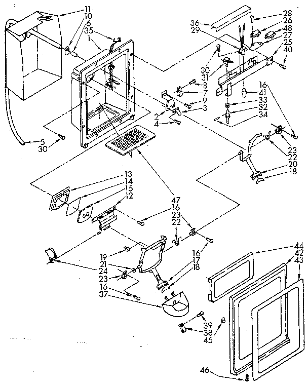 DISPENSER FRONT PARTS