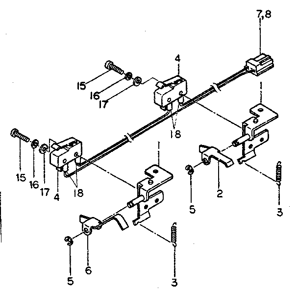 Paper out assembly (4lr-129907-1)