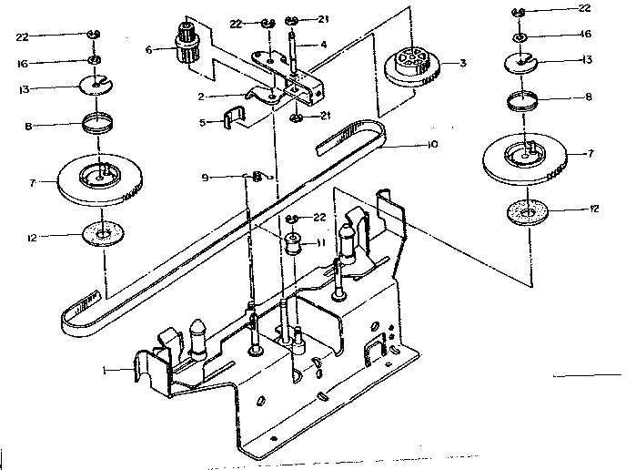 Ribbon drive assembly (lr-193456-6)