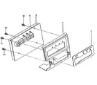 Kenmore 867ML93 operation panel assembly (lm-59688-17) diagram