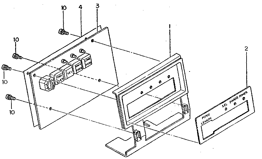 Operation panel assembly (lm-59688-17)
