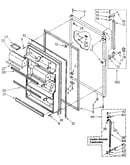 Refrigerator door