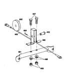 Leg brace (with pulley/cable assembly)