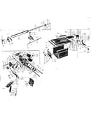 Operating mechanism, table and fence assembly