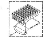 Kenmore 11086983100 dry rack diagram