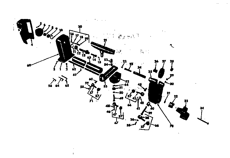 Complete tool rest and clamp assembly