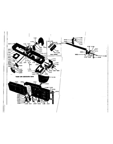 Base, tables and associates and fence assembly