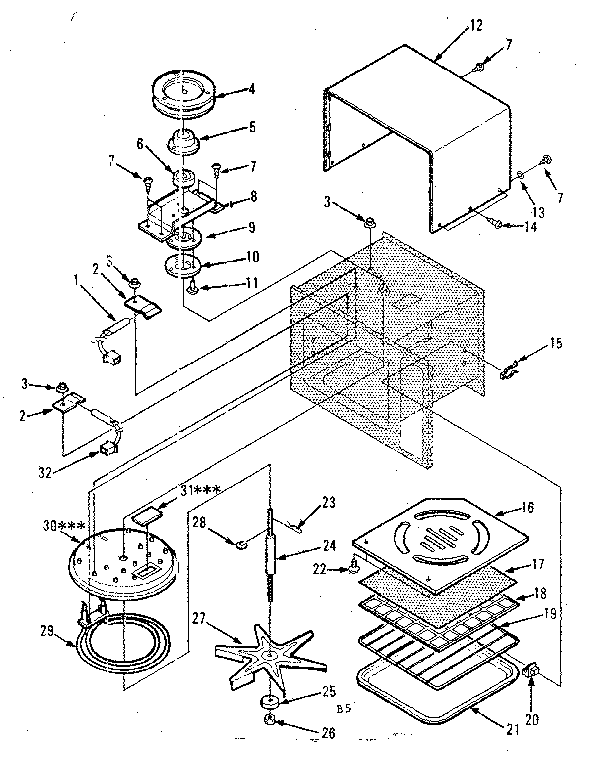 Cavity parts-b