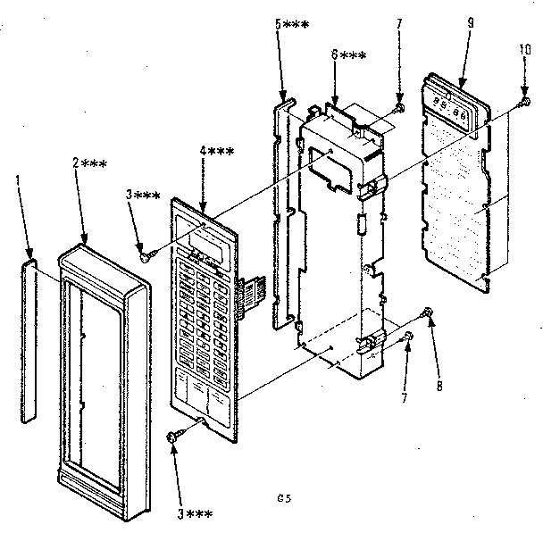 Control panel parts