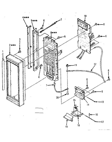Control panel parts