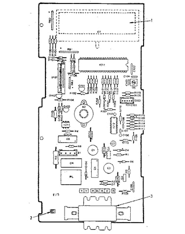 Power and control circuit board 11357r