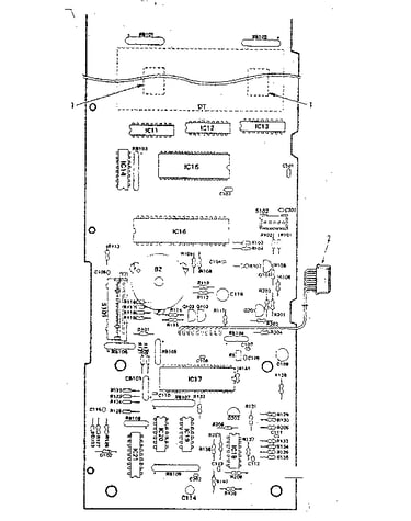 Main control circuit board 11691r