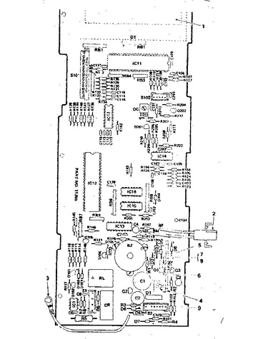 Power and control circuit board 11355r