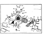 Kenmore 867815181 blower assembly diagram