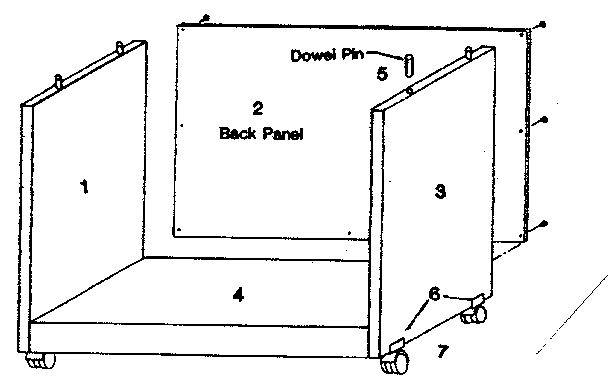 Rack view and parts