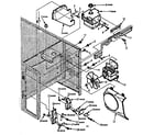 Kenmore 5648878430 switches and microwave parts diagram