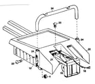 DP 2500B-EXERCISE BENCH cover assembly diagram
