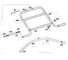 DP 15-2500B handlebar assembly & lat bar diagram