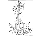 DP 15-2500A-EXERCISE BENCH frame assembly diagram