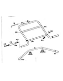 Handlebar assembly & lat bar